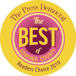 Award Badge: Best of Sonoma County - Readers Choice 2019